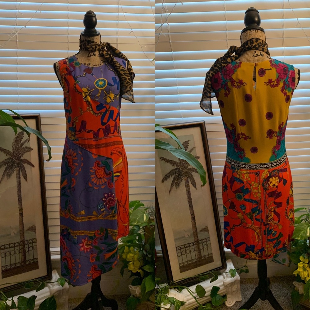 Desigual Multi-Layer Dress. - Picture 4 of 10